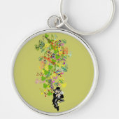 Porte-clés Lucky Leprechaun Avec Shamrocks (Devant)