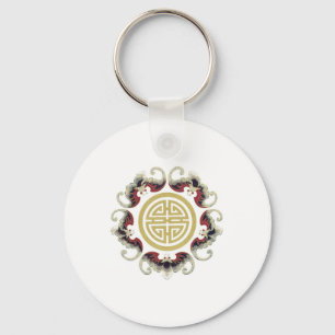 Porte-clés Lucky Longevity Chinese Charm