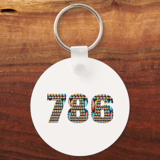 Porte-clés LUCKY n° 786 (Recto)