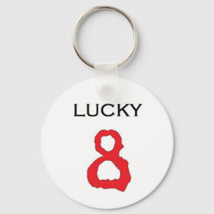 Porte-clés Lucky Numéro 8 Porte - clé
