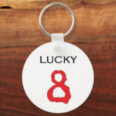Porte-clés Lucky Numéro 8 Porte - clé (Recto)