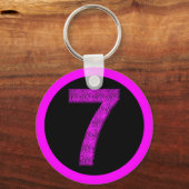 Porte-clés Lucky Sept spirales vibrationnelles (Recto)