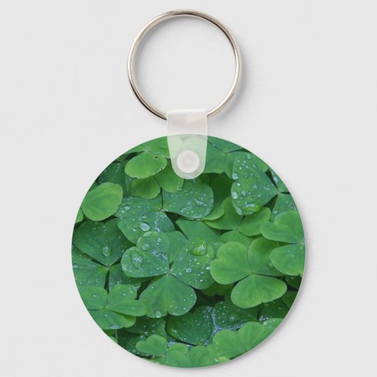 Porte-clés Lucky Shamrock irlandais (Recto)