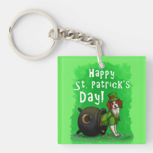 Porte-clés Lucky St. Patrick's Day Dog