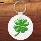 Porte-clés Lucky trèfle à quatre feuilles (Recto)