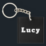 Porte-clés Lucy<br><div class="desc">Porte-clés du nom de Lucy</div>