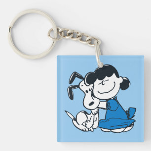 Porte-clés Lucy Hugging Snoopy