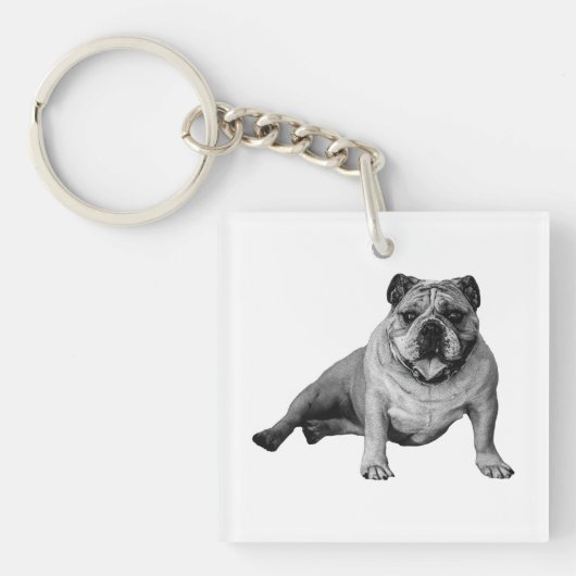Porte-clés ludique Bulldog (Devant)