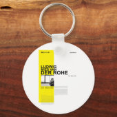 Porte-clés Ludwig Mies Van Der Rohe (Recto)