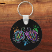 Porte-clés Lueur de la tortue marine (Recto)