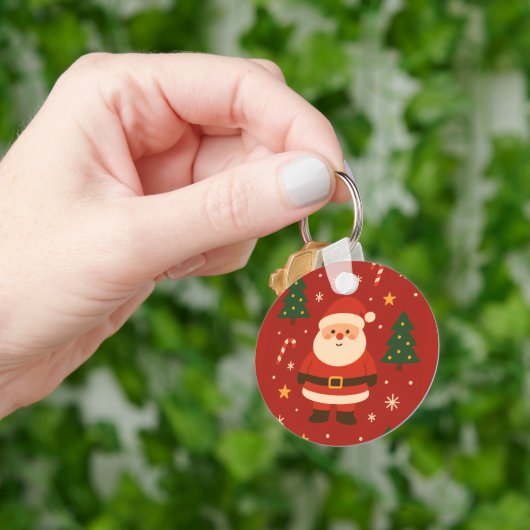 Porte-clés Lueur festive des Fêtes (main)