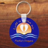 Porte-clés Luffers Sunset_Luff dans le vignoble de Martha (Recto)