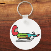 Porte-clés Luge (Recto)