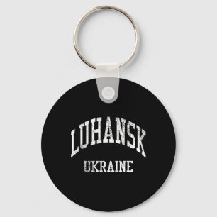 Porte-clés Luhansk Ukraine Rétro Années 70 Style Sportif Univ