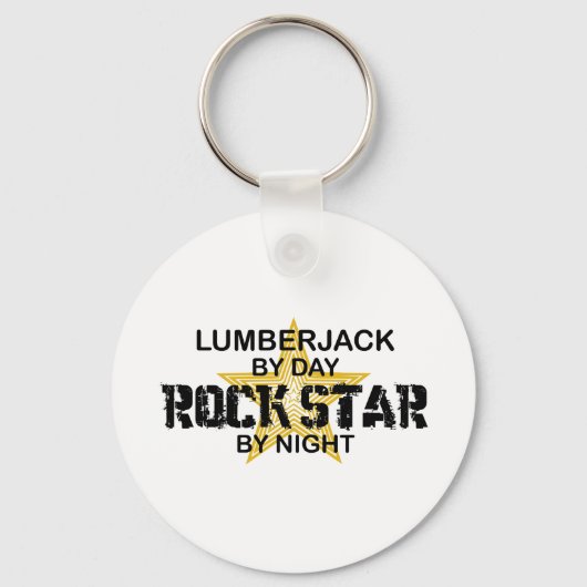 Porte-clés Lumberjack Rock Star par nuit (Recto)