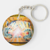 Porte-clés Lumière curative et mains curatives (Dos)