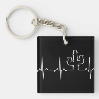 Porte-clés Lumière de cactus d'ECG