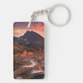 Porte-clés Lumière d'octobre sur le bassin de phare (Dos)