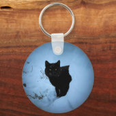 Porte-clés Lumière noire du chat (Recto)