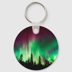 Porte-clés Lumière nord d'Aurora borealis