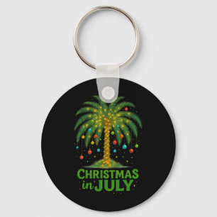 Porte-clés Lumières de palmier Plage Vacances d'été Noël I