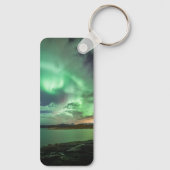 Porte-clés Lumières du nord vertes (Verso)