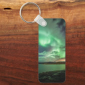 Porte-clés Lumières du nord vertes (Recto)