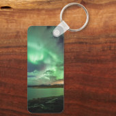 Porte-clés Lumières du nord vertes (Verso)