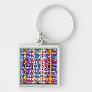 Porte-clés Lumières floues colorées