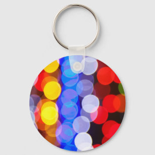 Porte-clés Lumières floues colorées