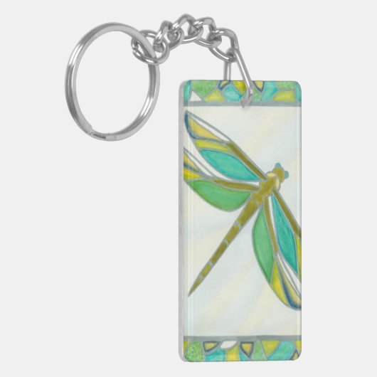 Porte-clés Lumineuse libellule Pastel par Vanna Lam (Devant gauche)