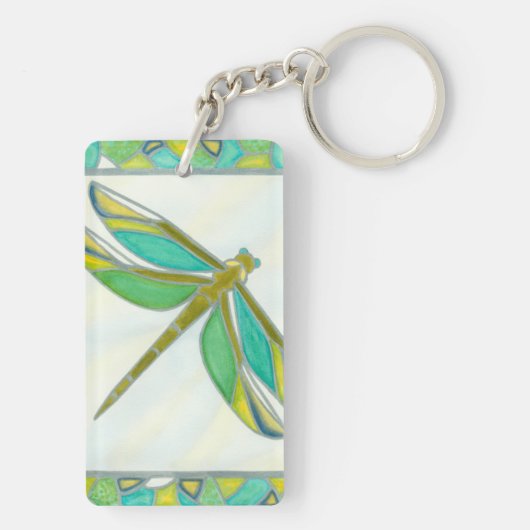 Porte-clés Lumineuse libellule Pastel par Vanna Lam (Dos)