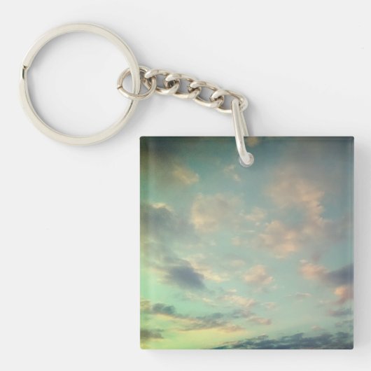 Porte-clés Luminosité aux nuages roses (Devant)