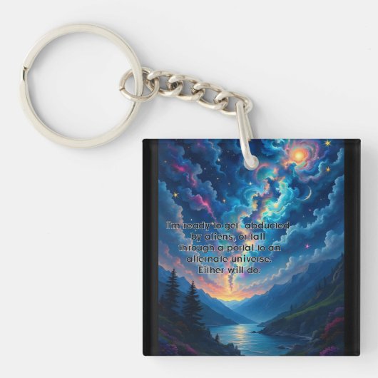 Porte-clés L'un ou l'autre (Devant)