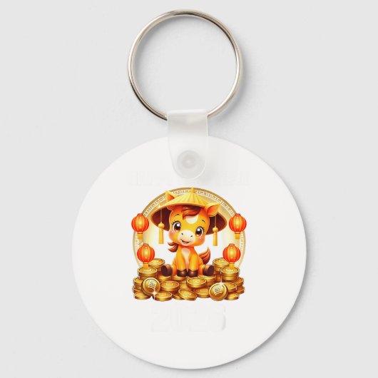 Porte-clés Lunar New Year 2026 Chinese New Year Decorations  (Recto)