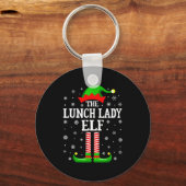 Porte-clés Lunch Lady Elf Funny Christmas Family Matching  (Recto)