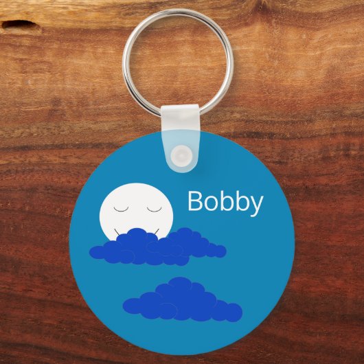 Porte-clés Lune au début du crépuscule (Verso)