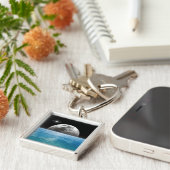 Porte-clés Lune au-dessus de l'océan (Côté)