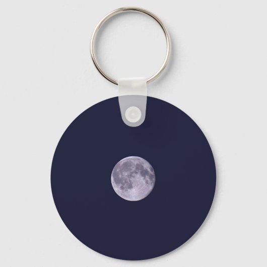 Porte-clés Lune bleue (Recto)