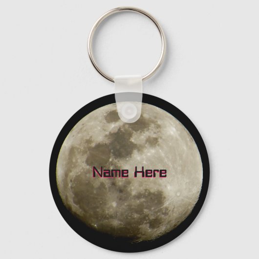 Porte-clés Lune brillante (Recto)