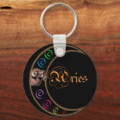 Porte-clés Lune céleste Bélier (Recto)