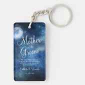 Porte-clés Lune Ciel Lunaire à la mère de la chambre Citation (Dos)