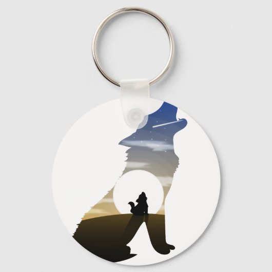 Porte-clés Lune de loup (Recto)