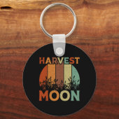 Porte-clés Lune de récolte vintage (Recto)