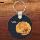 Porte-clés Lune d'or | Informations personnelles (Recto)