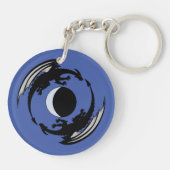 Porte-clés Lune Dragons Imaginaire Design Porte - clé (Dos)