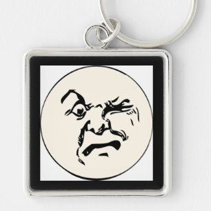 PORTE-CLÉS LUNE EN COLÈRE