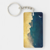 Porte-clés Lune et Cloudscape (Devant)