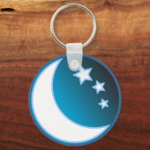 Porte-clés Lune et étoiles (Recto)