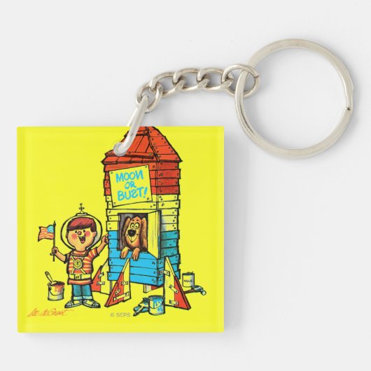 Porte-clés Lune ou buste ! (Dos)